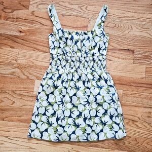 NWOT L'Academie Revolve Size S Green & Blue Cotton Mini Dress Tank Babydoll Y2K